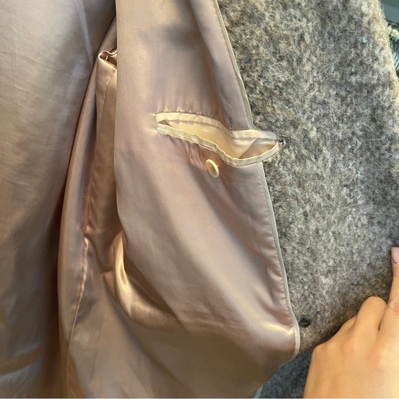 JCREW Italian Wool Car Coat Mushroom Brown and Tan - Picture 7 of 12